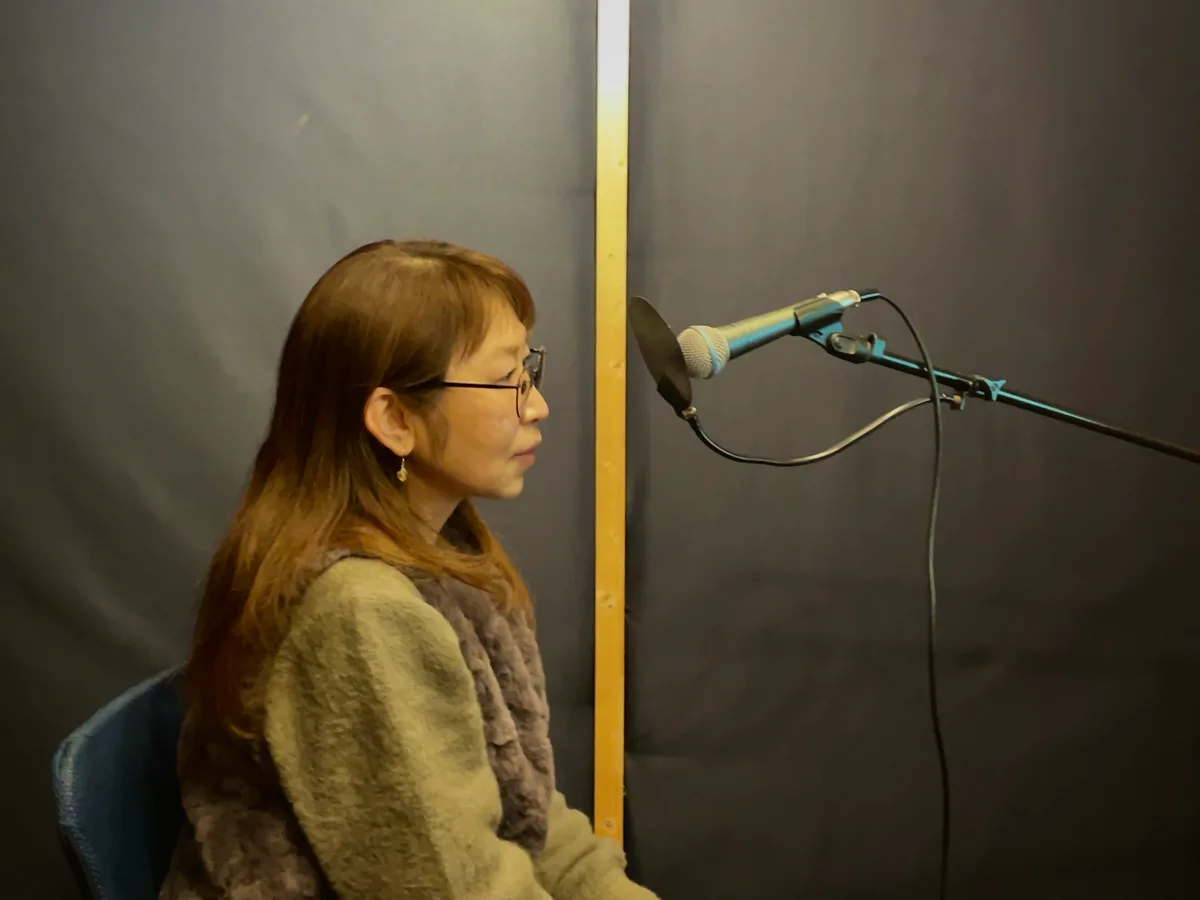 スタジオでの収録の様子