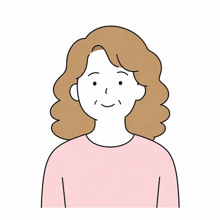 患者ご本人(50代・女性)の似顔絵